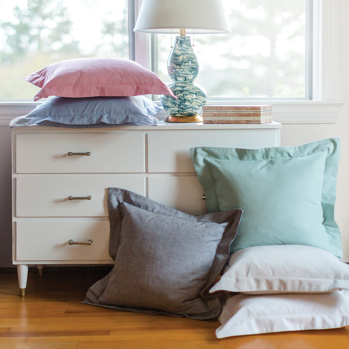 Hemstitch Pillow