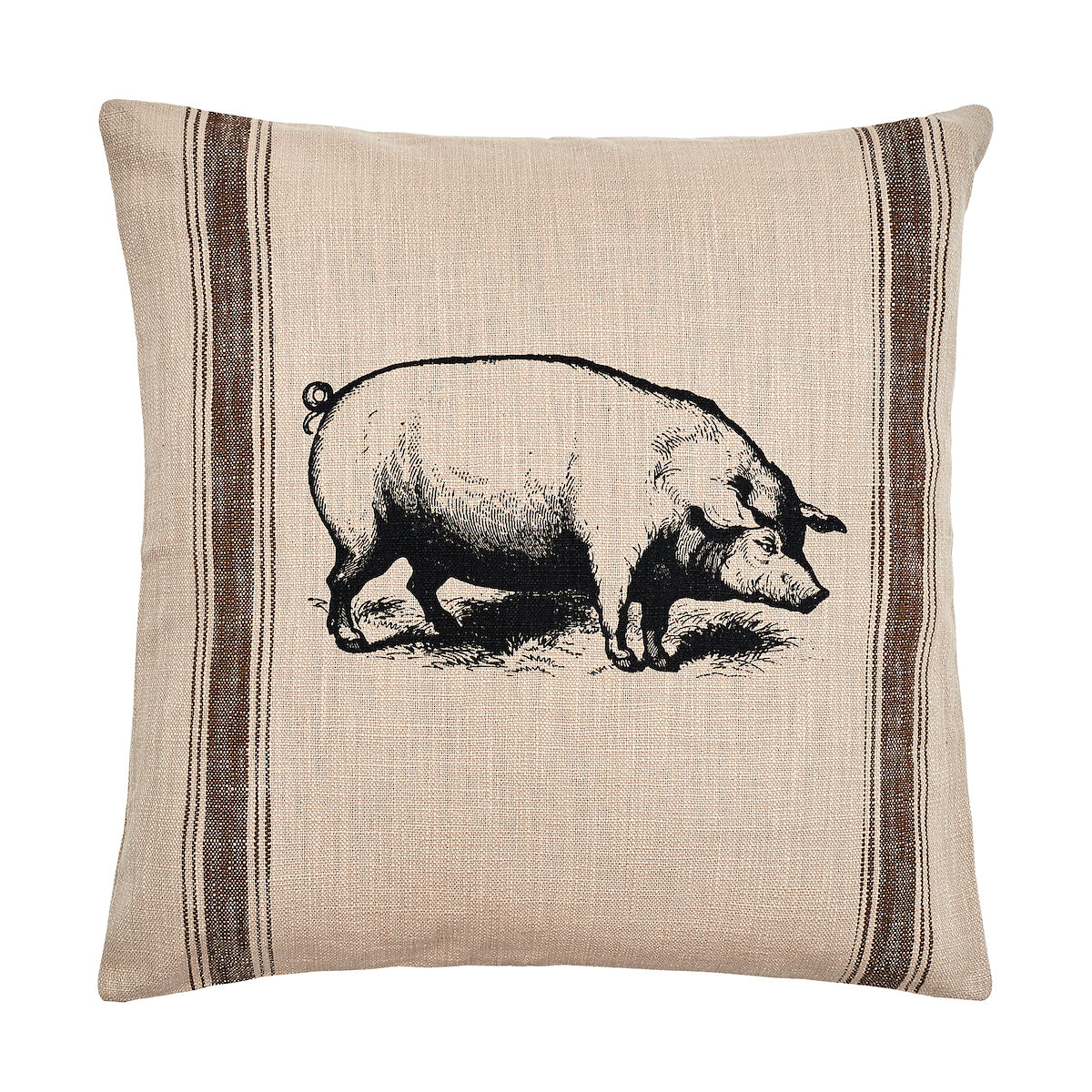 Pig Feed Sack Pillow