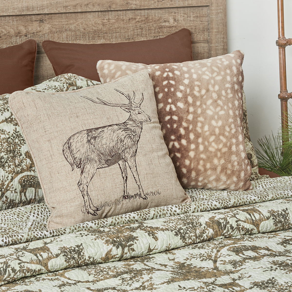 Forest Deer Pillow