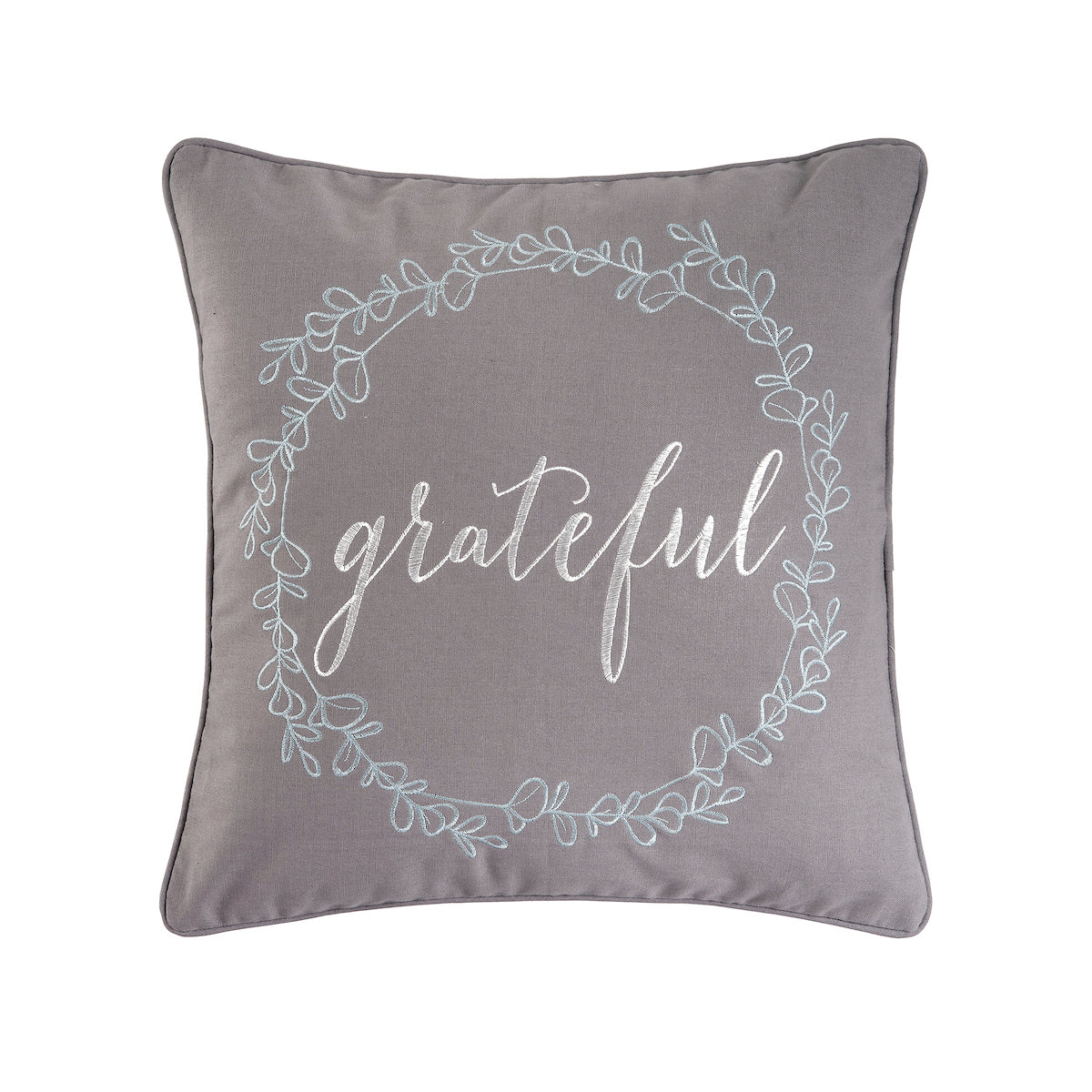 Grateful Wreath Pillow