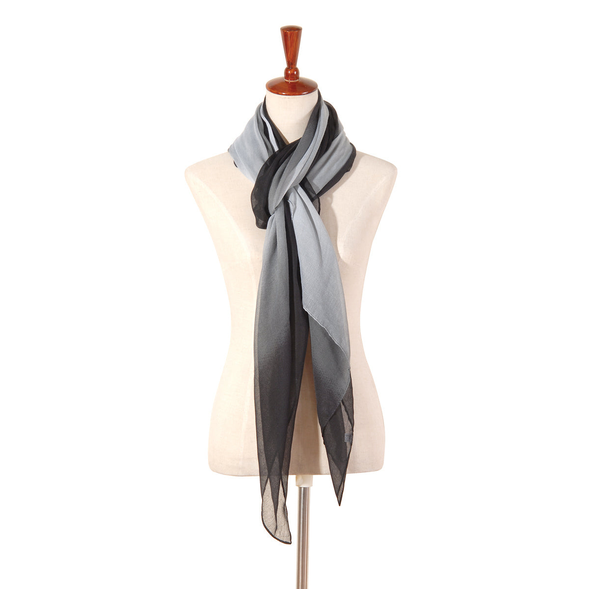 Black and Gray Scarf/Wrap