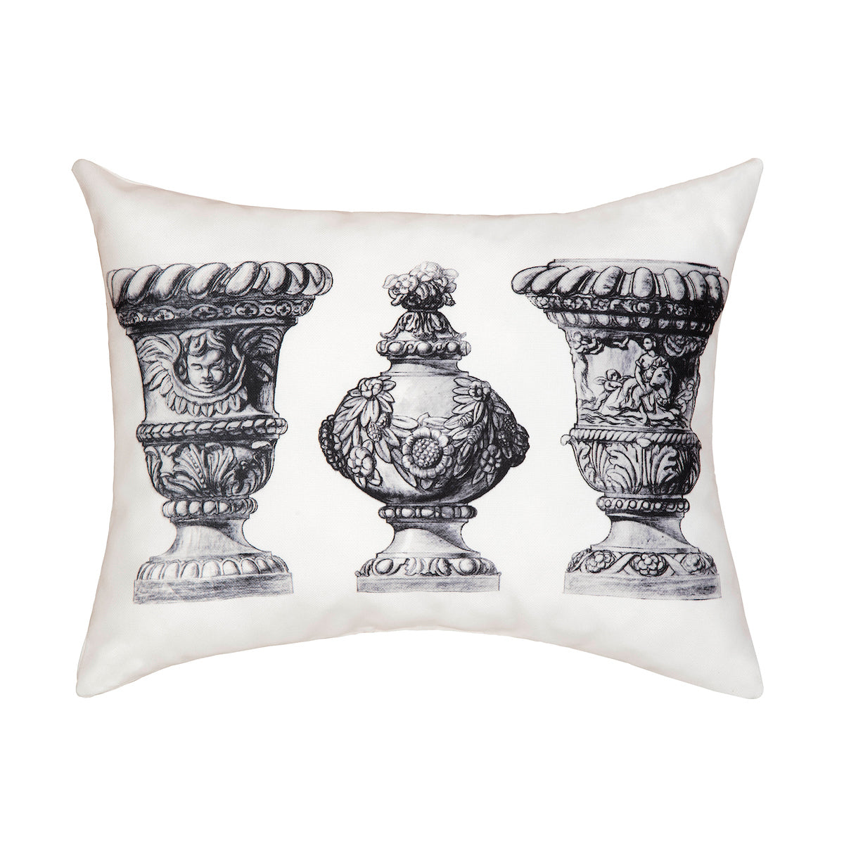 Palace Urns Indoor Outdoor Pillow