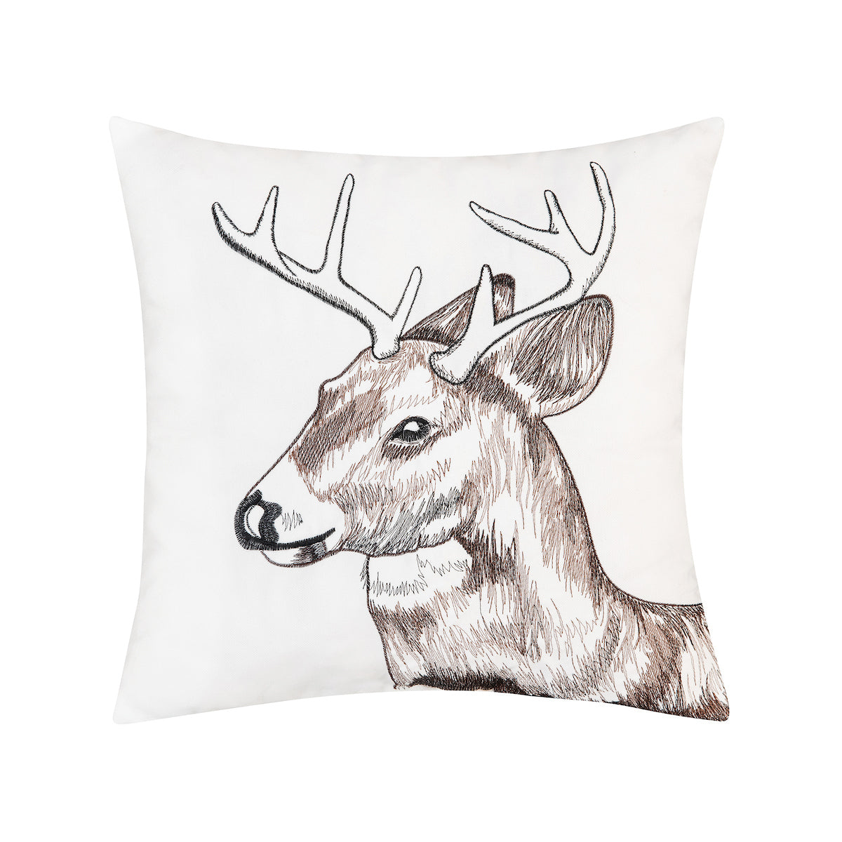 Deer Portrait Pillow