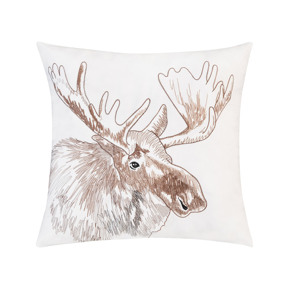 Moose Portrait Pillow