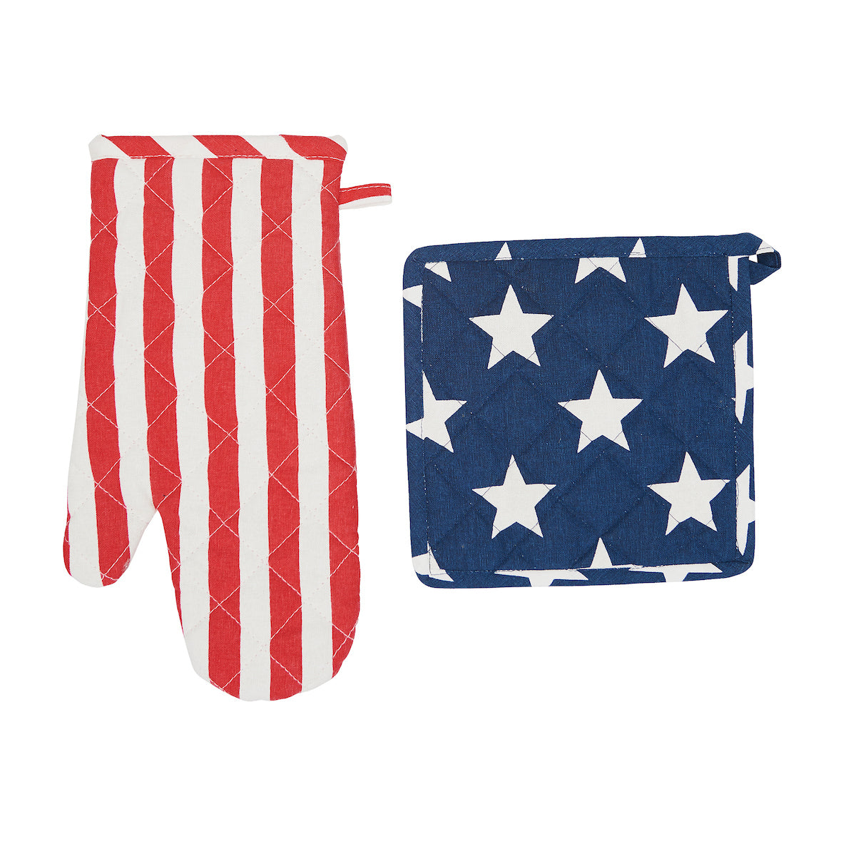 Stars & Stripes Potholder & Oven Mitt