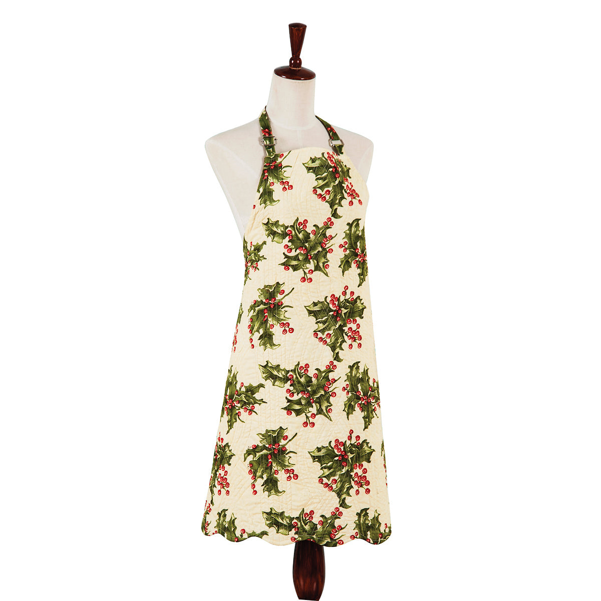 Holly Cream Apron