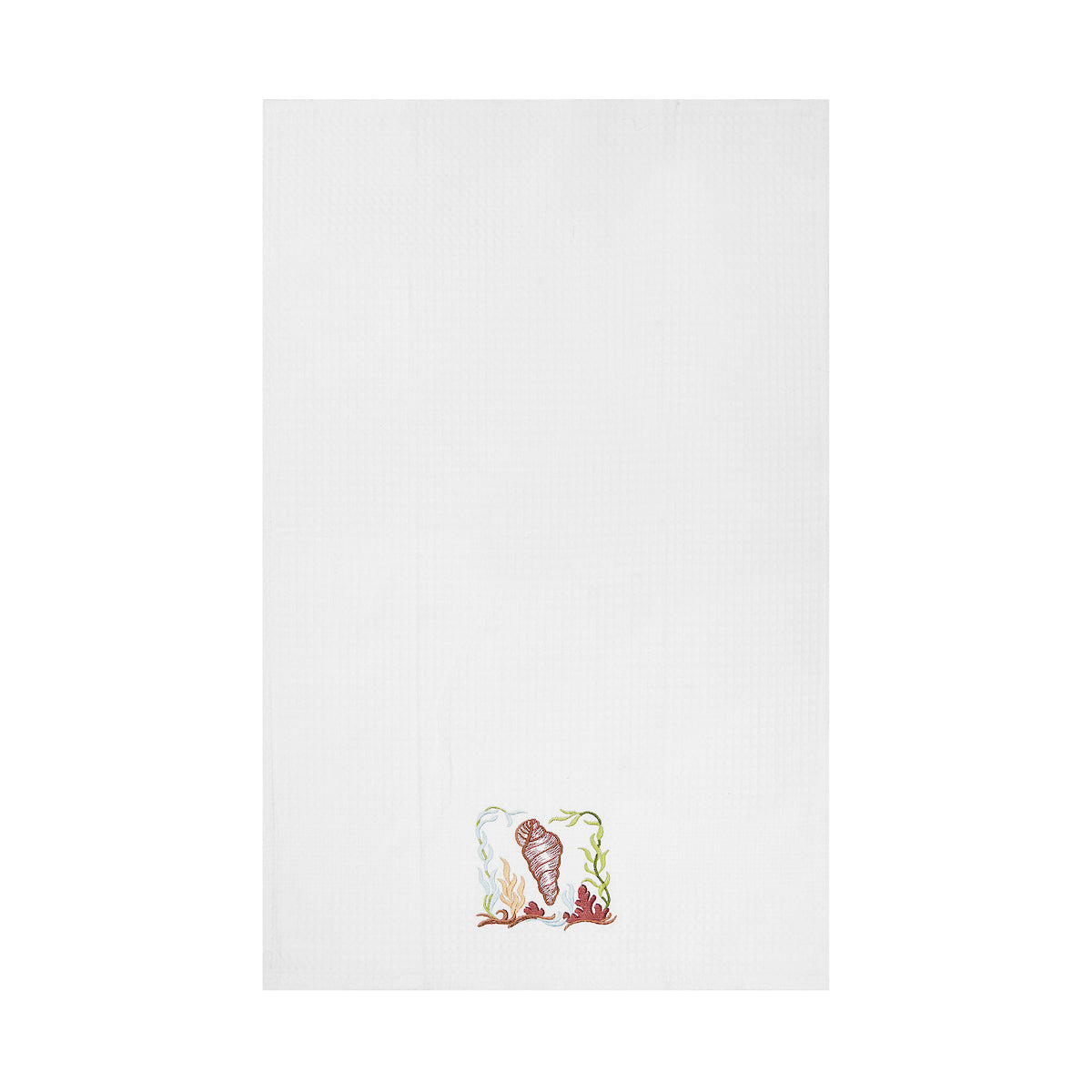 Tulip Shell Waffle Weave Kitchen Towel