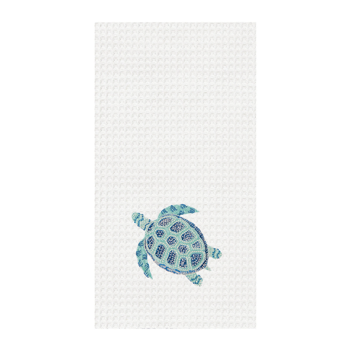 Turtle Waffle Weave Kitchen Towel