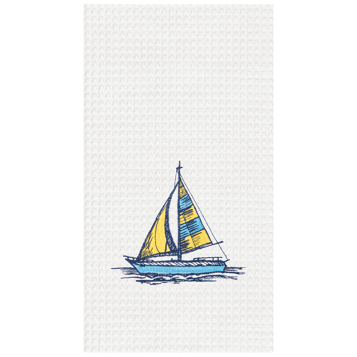 Sailboat Kitchen Towel