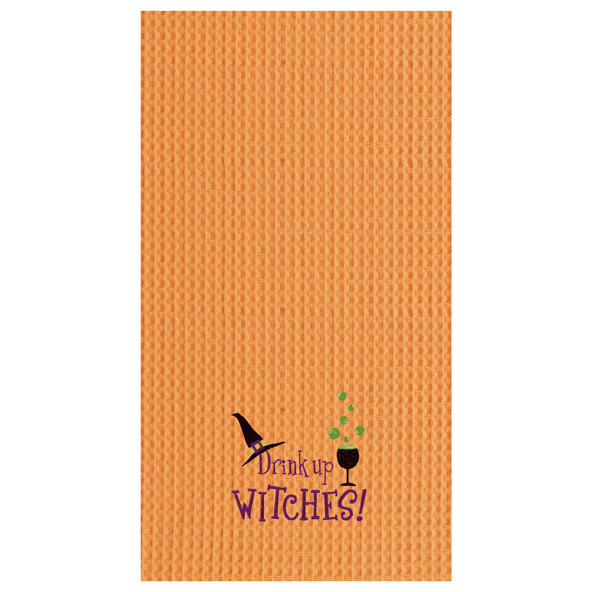 Drink Up Witches! Waffle Weave Kitchen Towel
