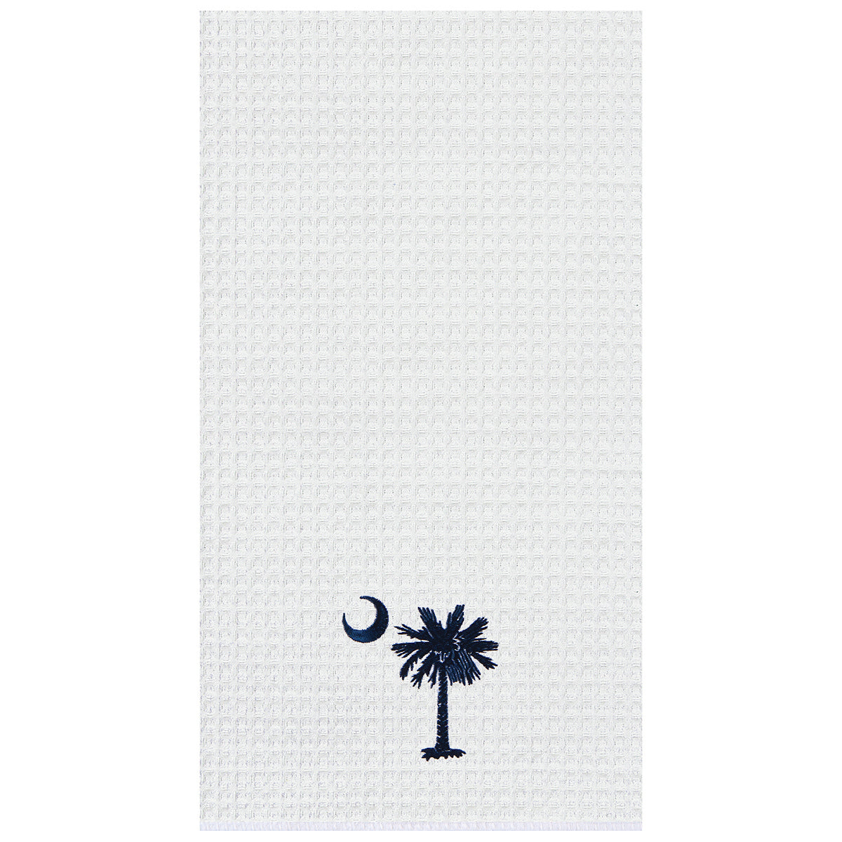 Palmetto Moon Waffle Weave Kitchen Towel