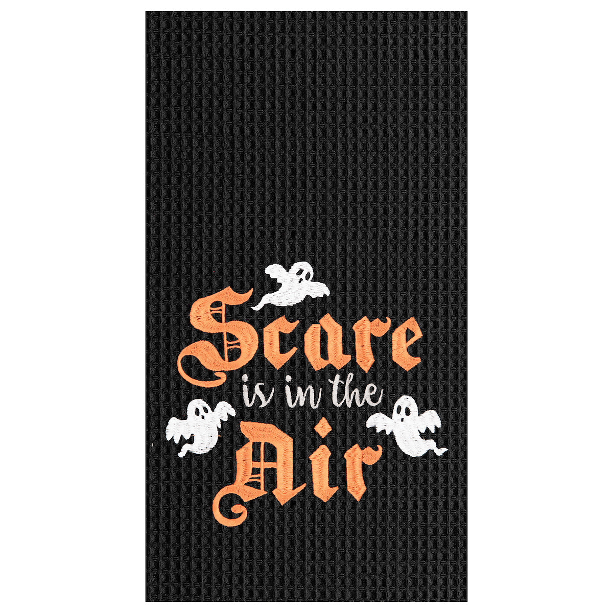 Scare Is In The Air Waffle Weave Kitchen Towel
