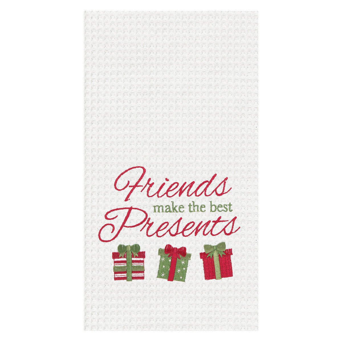 Best Presents Waffle Weave Kitchen Towel