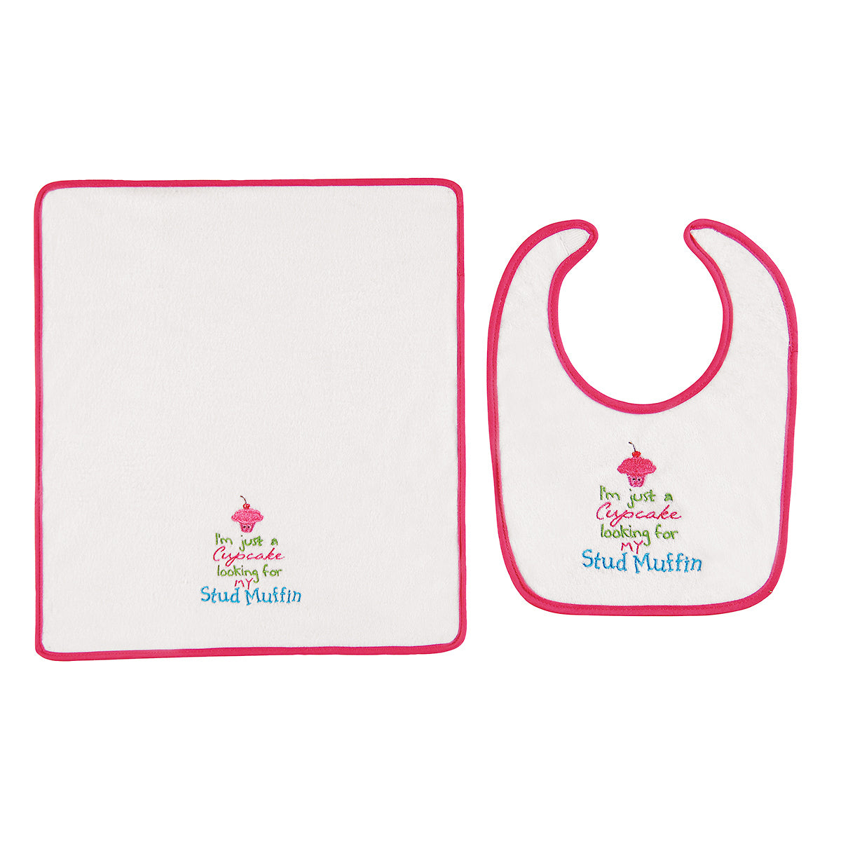 Cupcake For Muffin Bib & Burp Cloth