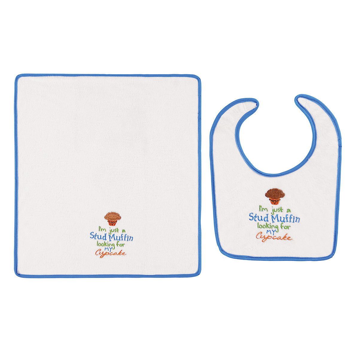 Muffin For Cupcke Bib & Burp Cloth