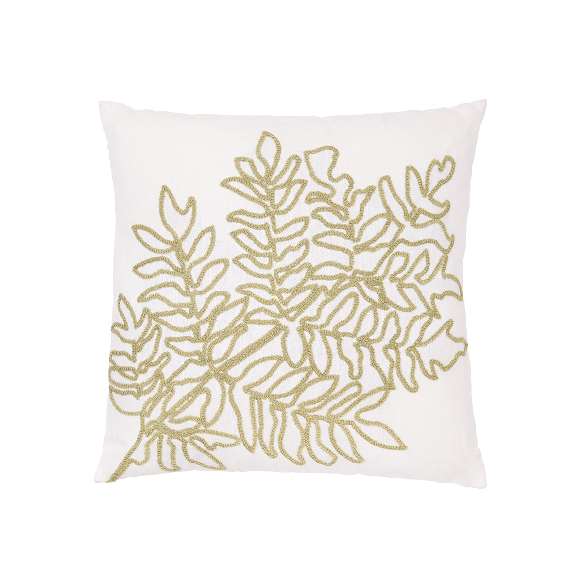 Willow Sage Rice Stitch Pillow