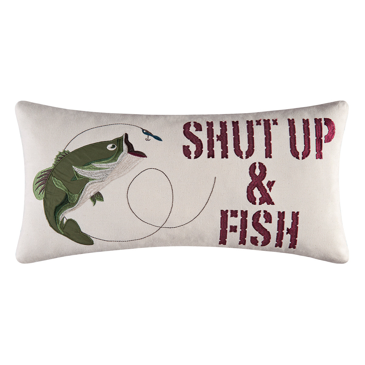 Shut Up & Fish Pillow