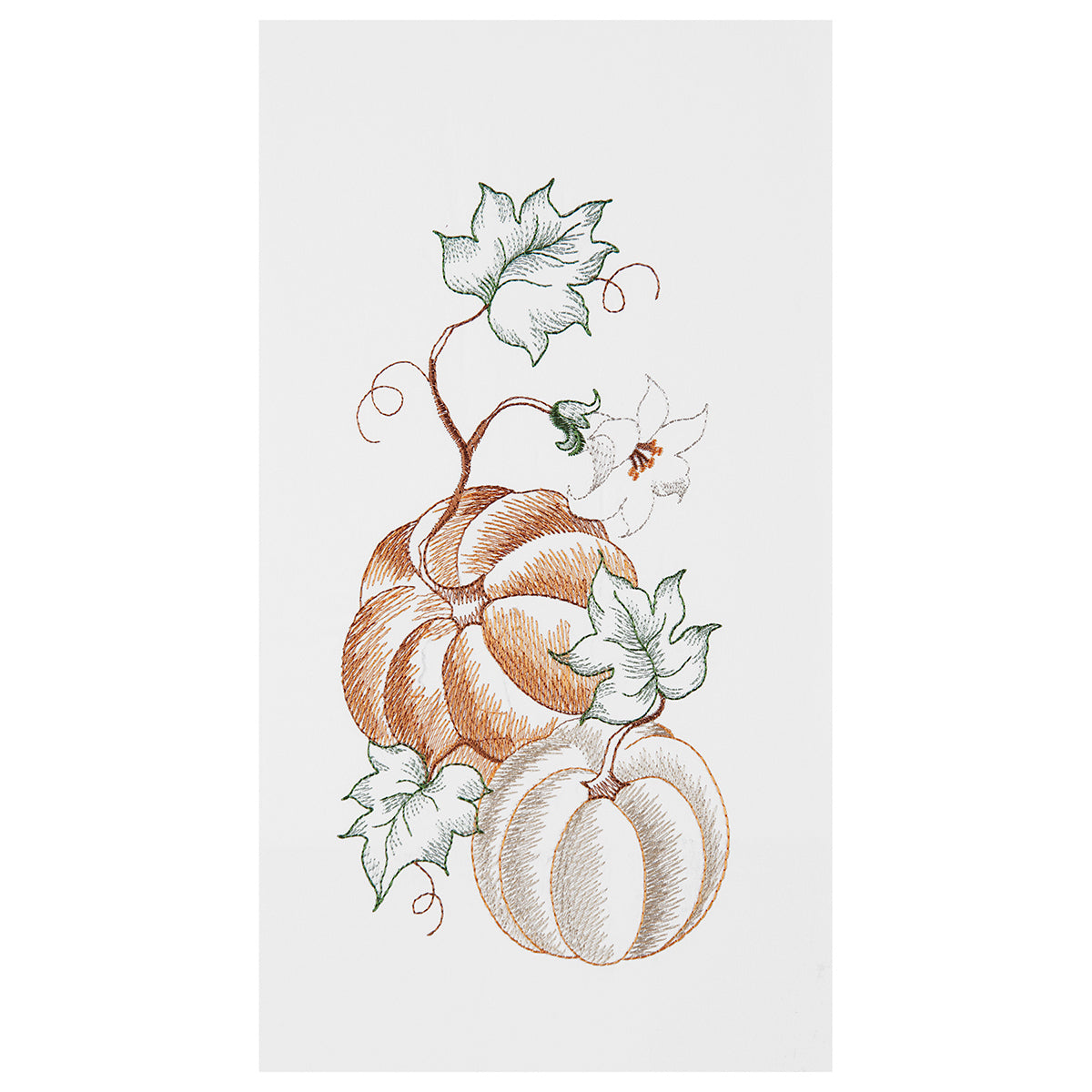 Pumpkins Flour Sack Kitchen Towel