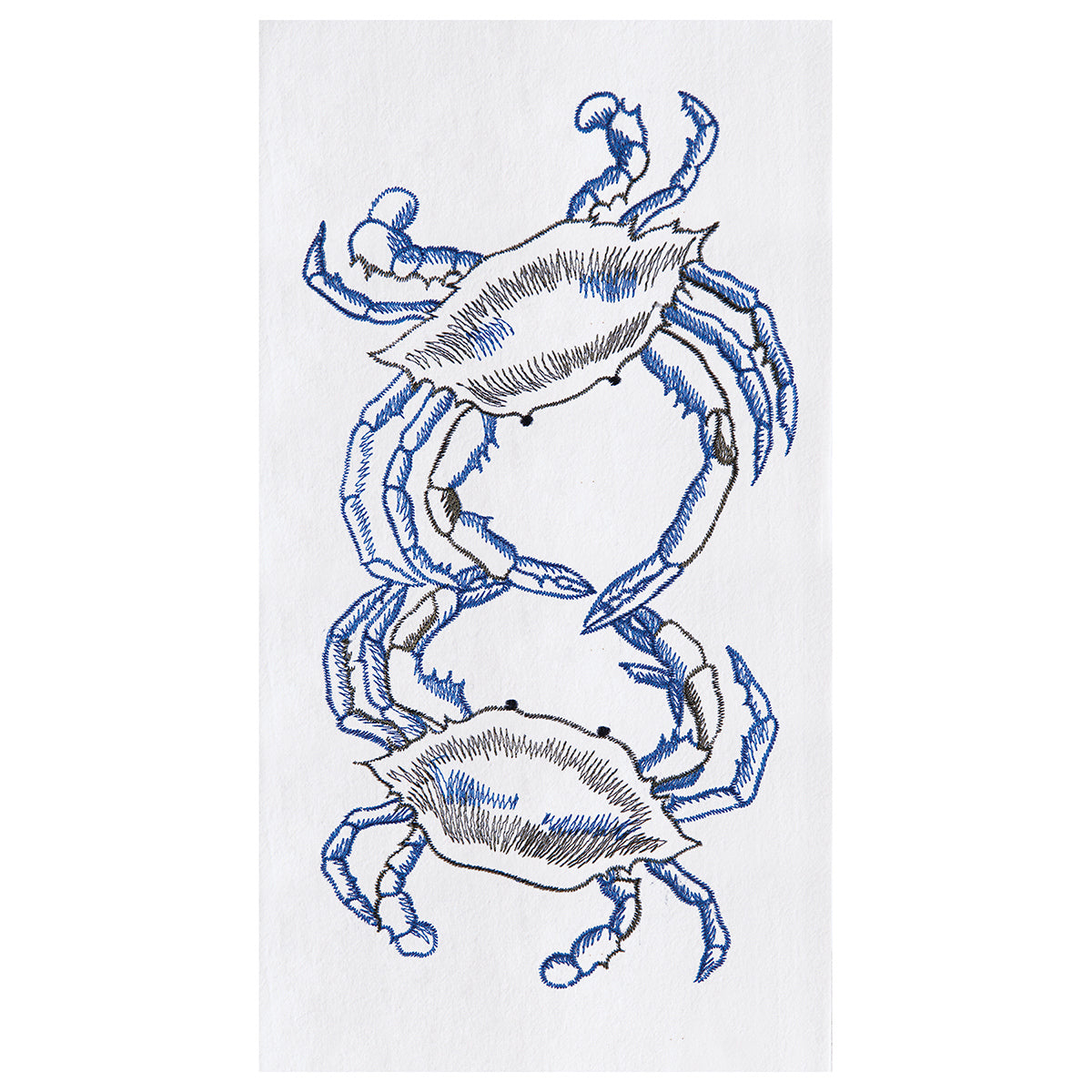 Blue Crabs Flour Sack Kitchen Towel