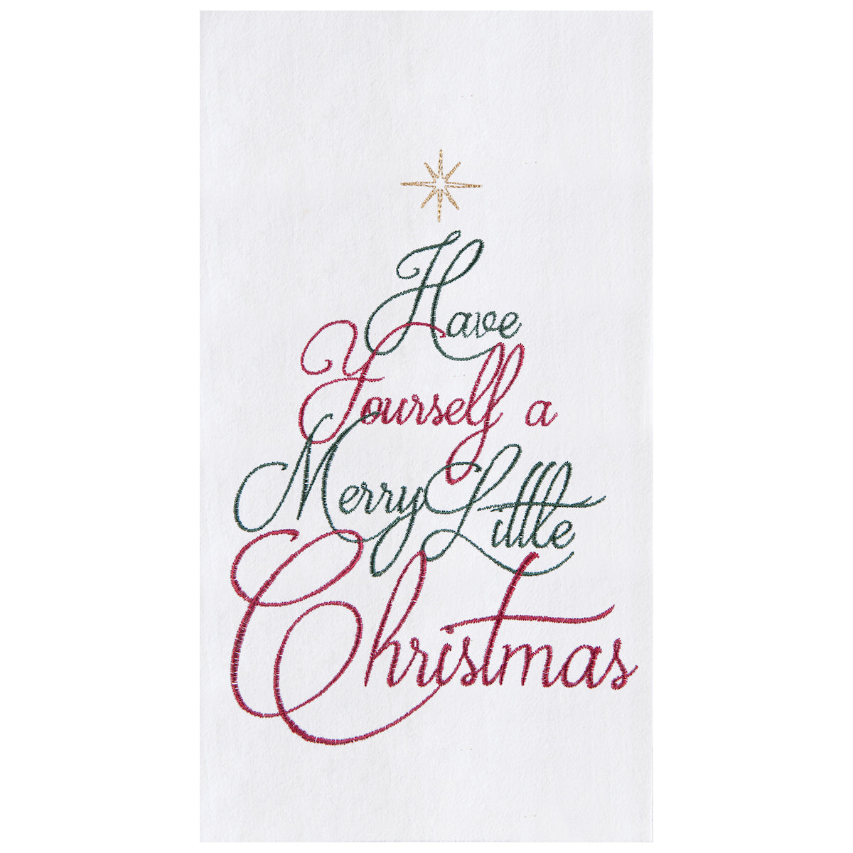A Merry Christmas Flour Sack Kitchen Towel