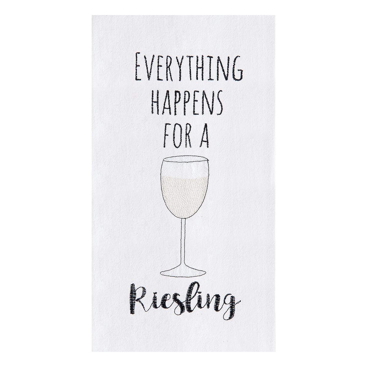 Everything Happens Kitchen Towel