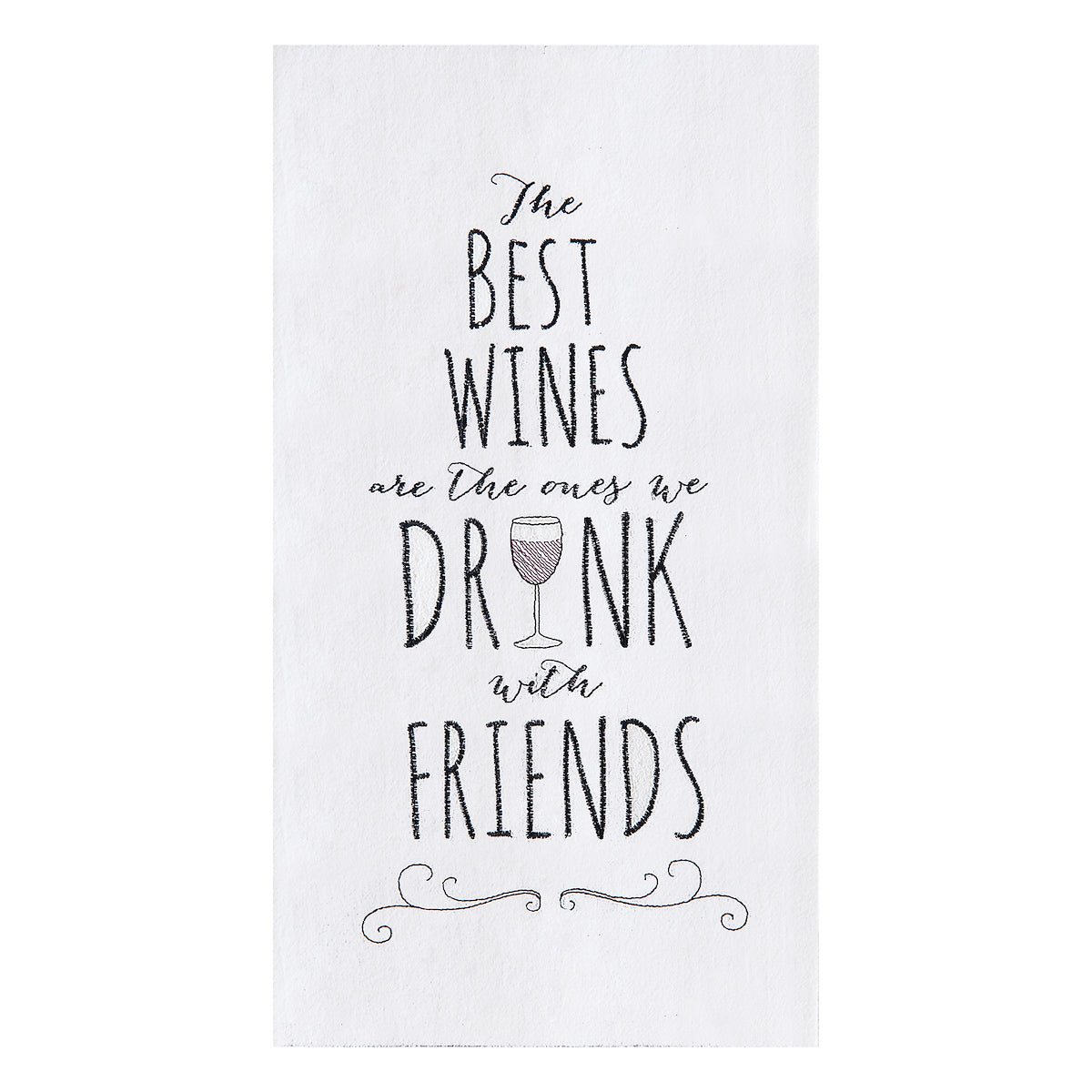 Best Wines Flour Sack Kitchen Towel