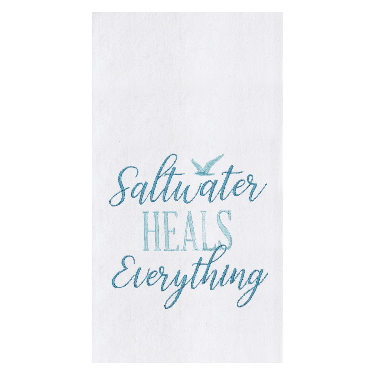 Saltwater Heals Flour Sack Kitchen Towel