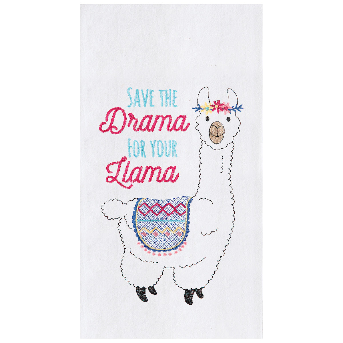Llama Drama Kitchen Towel