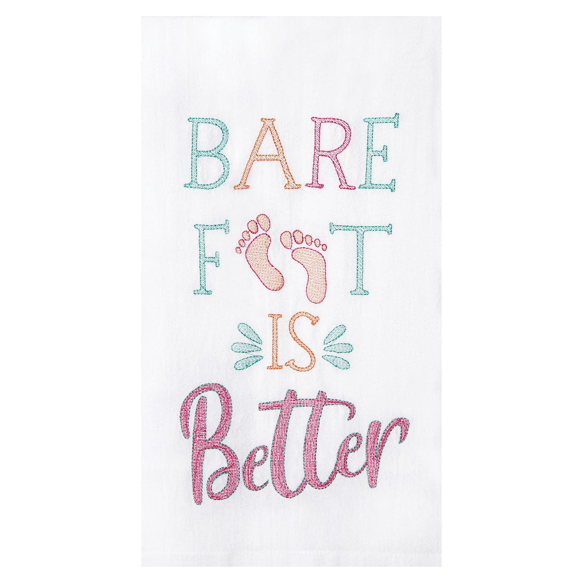 Barefoot is Better Kitchen Towel