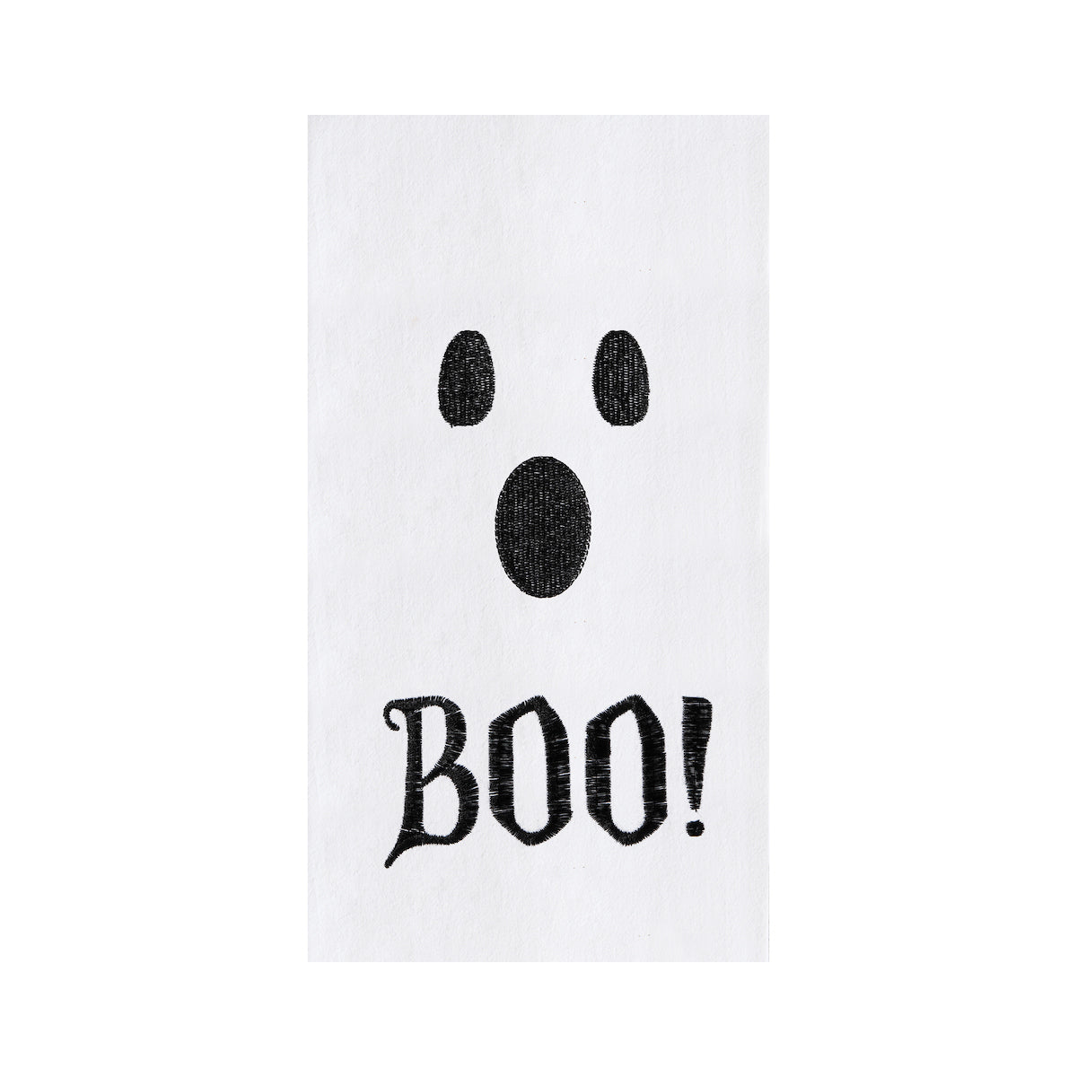 Boo Ghost Flour Sack Kitchen Towel