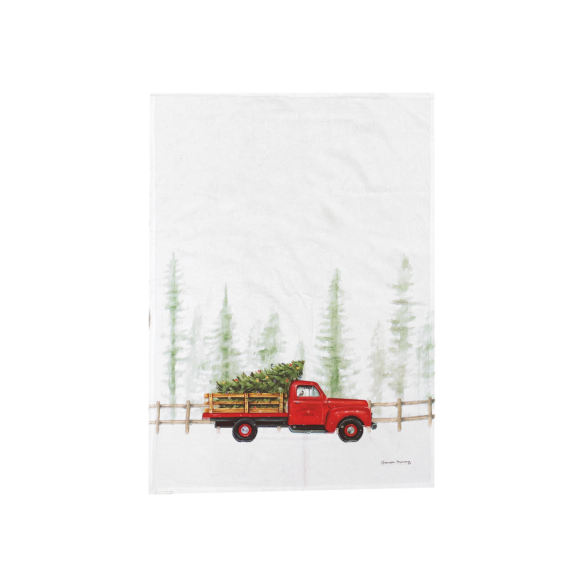 Holiday Truck Cruiser Kitchen Towel