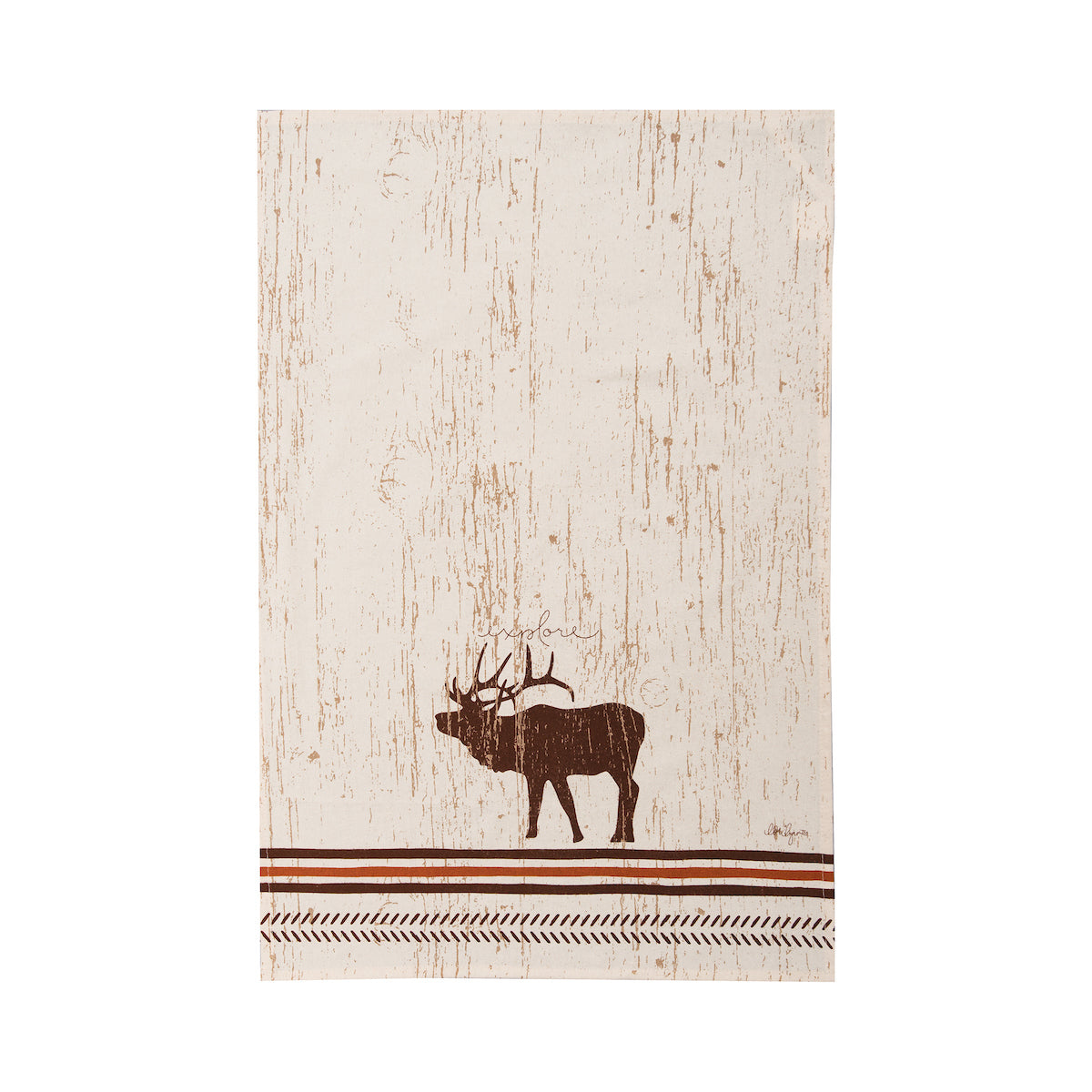 Striped Arrow Elk Kitchen Towel