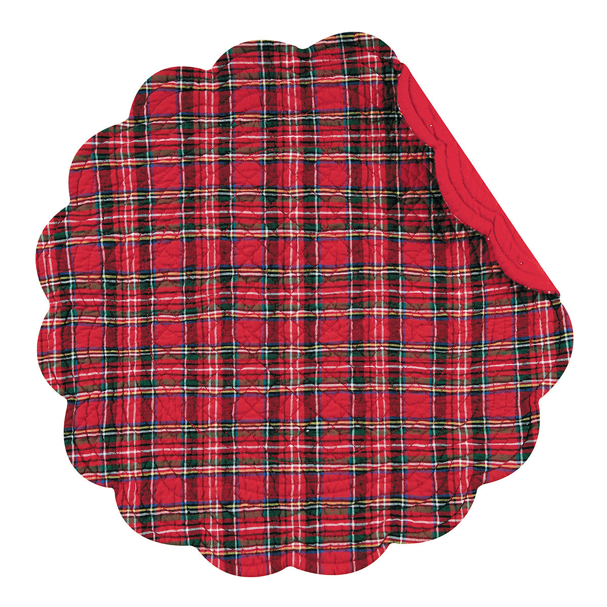 Red Plaid Table Linens