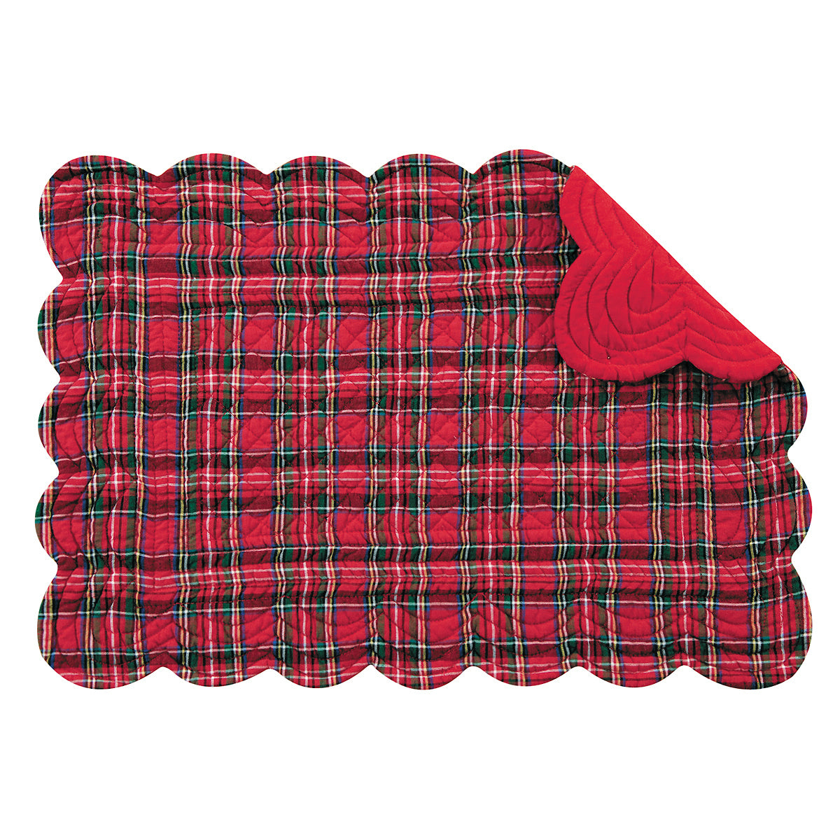 Red Plaid Table Linens