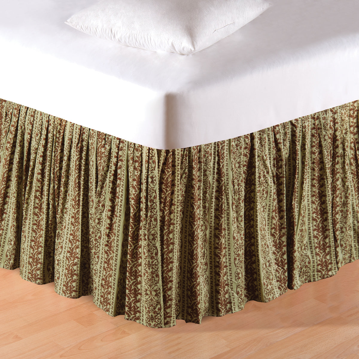 Windsor Damask Twin Bed Skirt