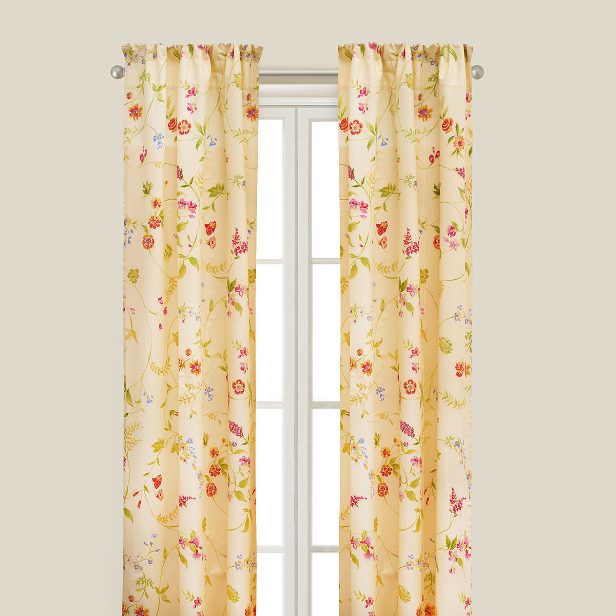 Priscilla Yellow Drapery Panel