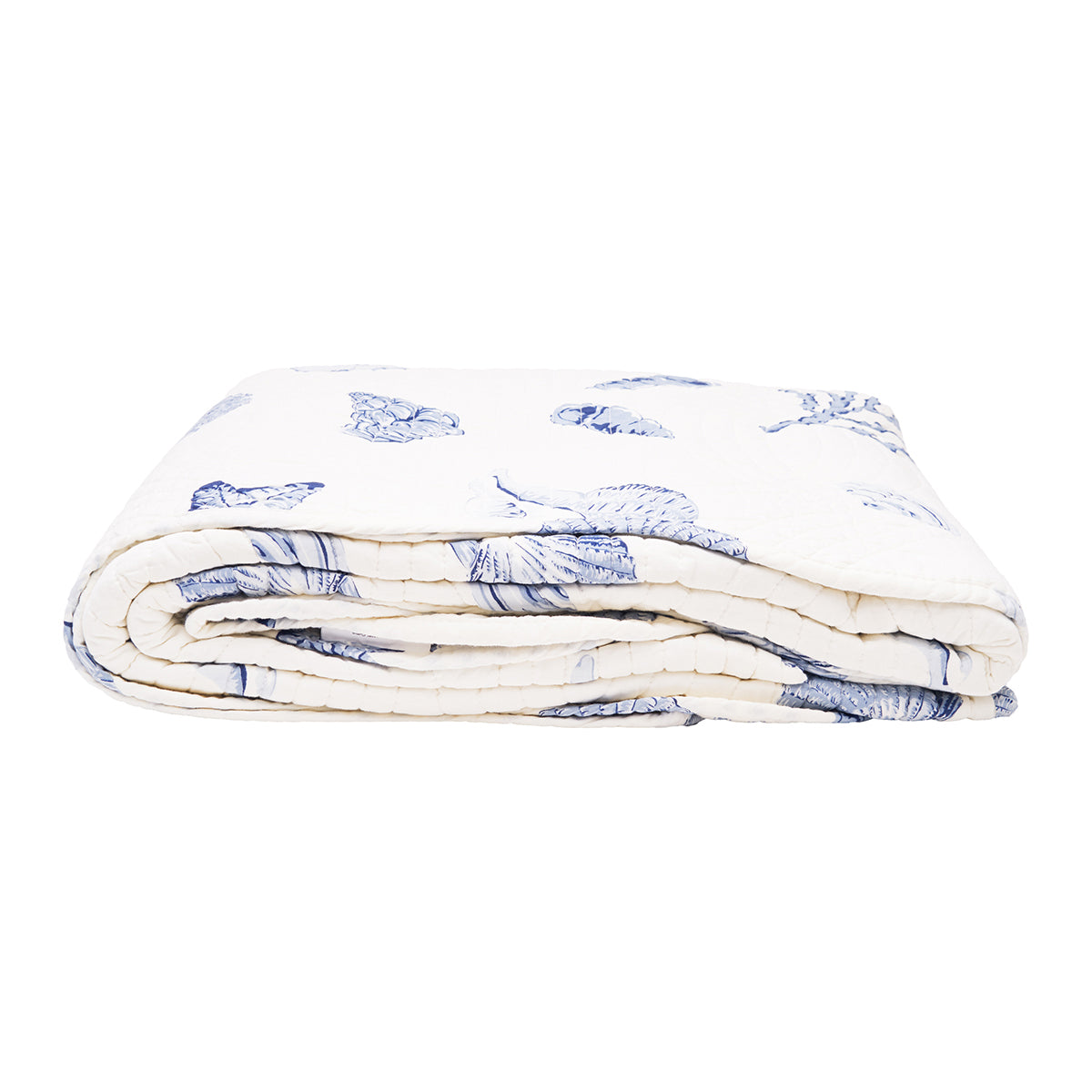 Marine Seashells Twin Quilt
