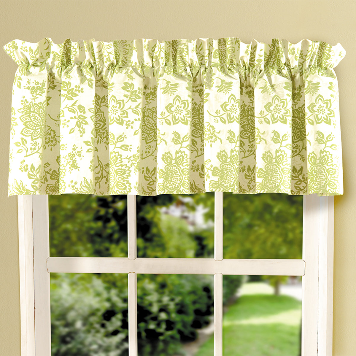 Shelby Green Valance