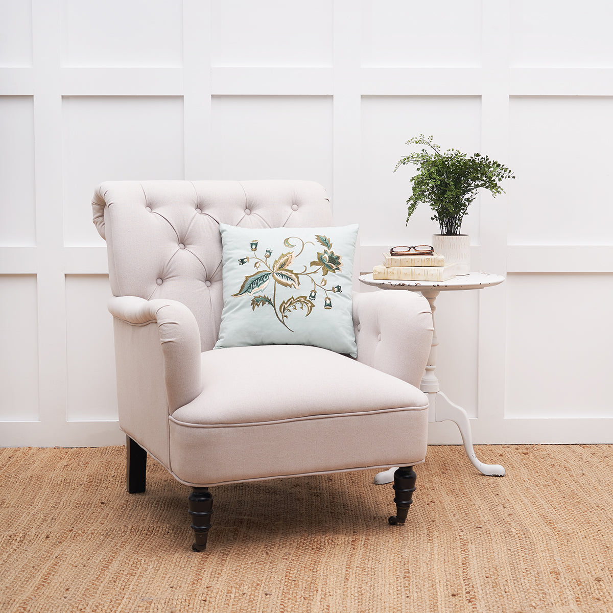 Amelia Blue Pillow