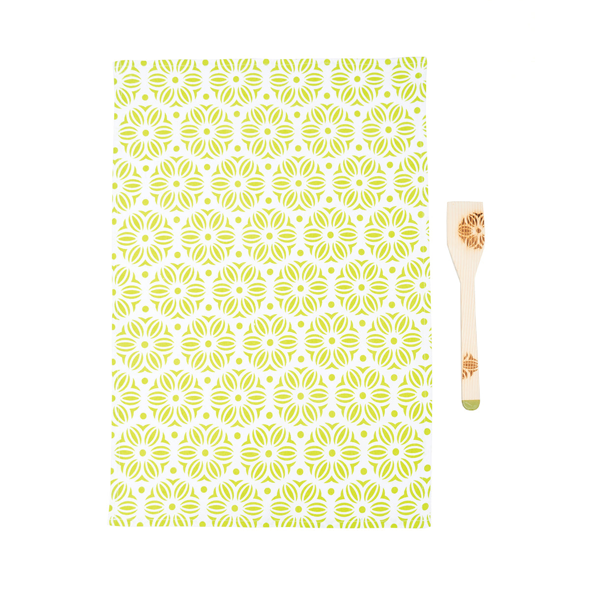 midge spatula & towel gift set 6 colors, asst. of 24