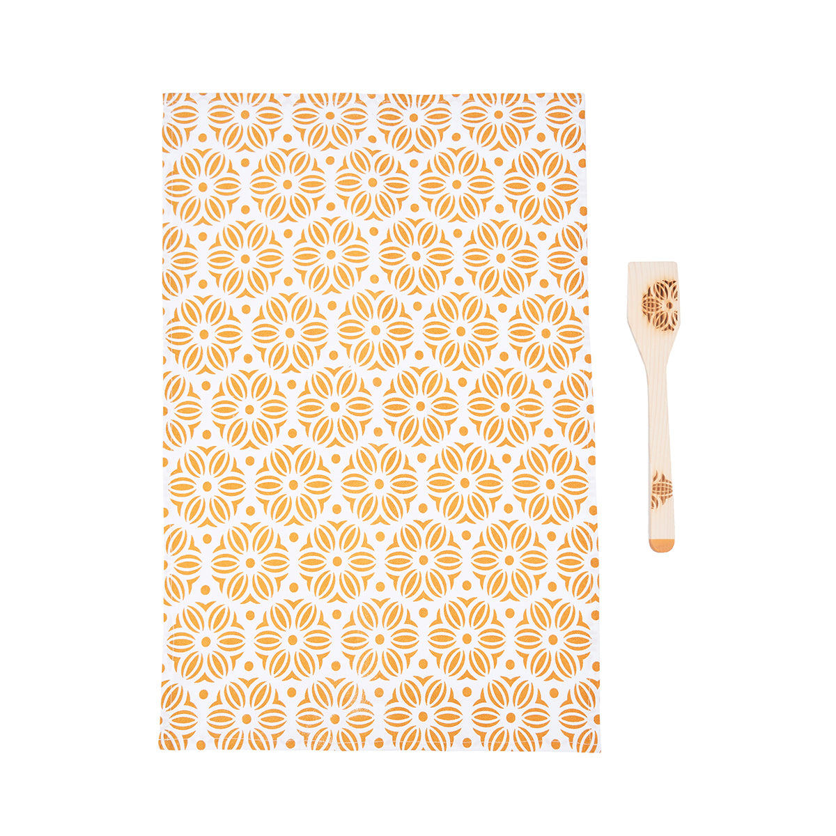 midge spatula & towel gift set 6 colors, asst. of 24