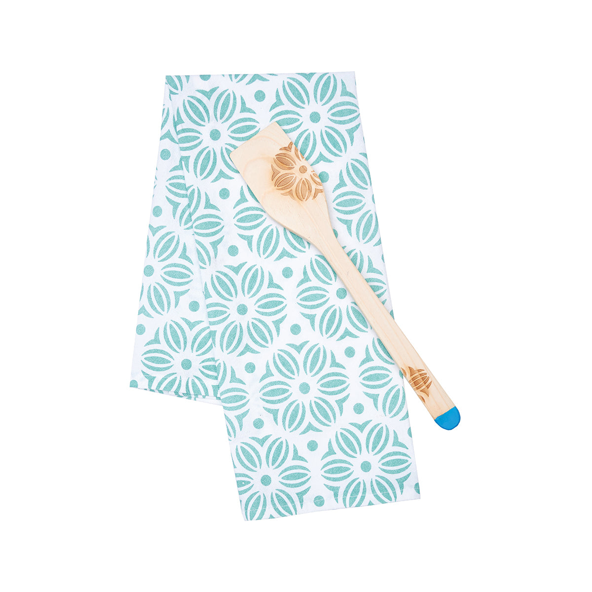 midge spatula & towel gift set 6 colors, asst. of 24