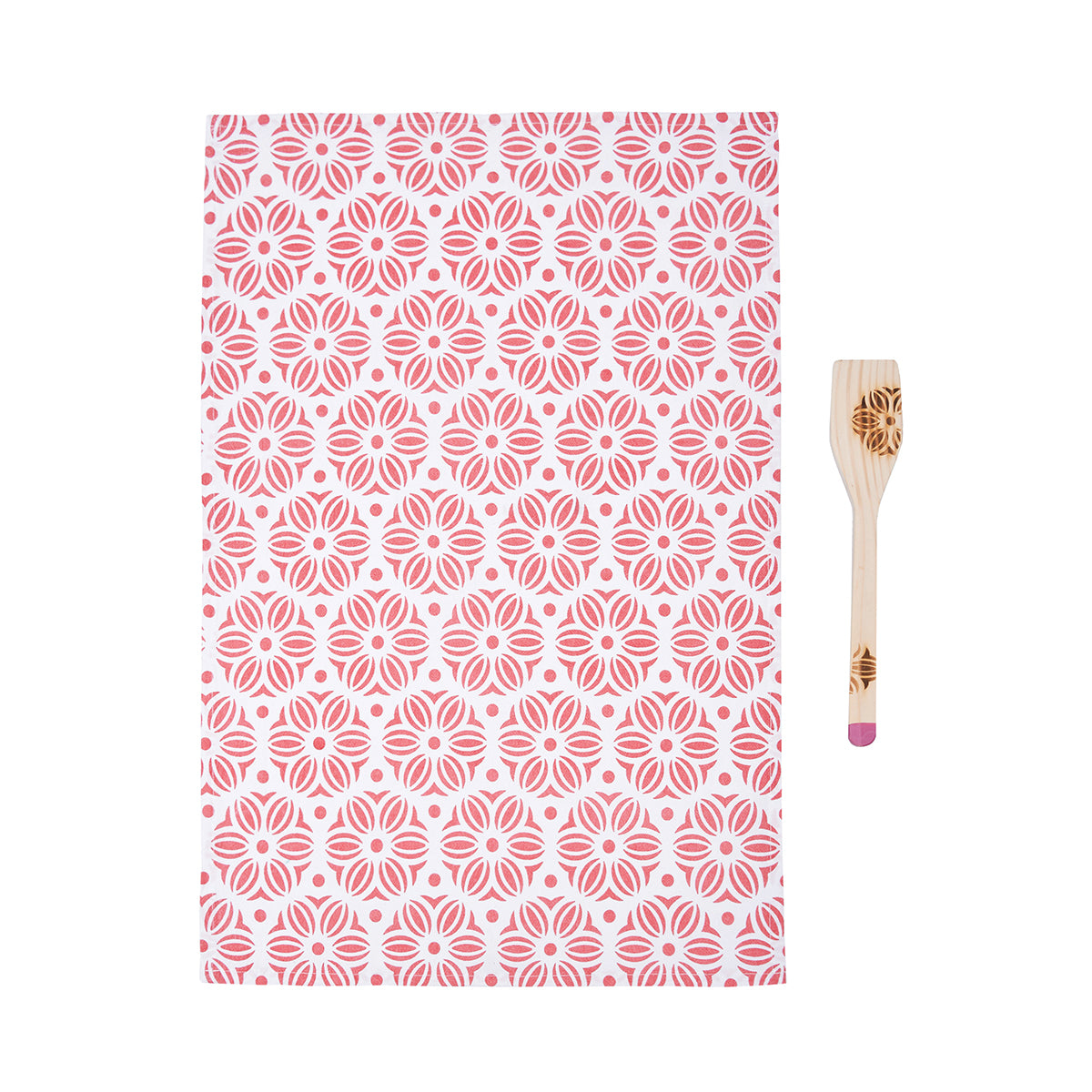 midge spatula & towel gift set 6 colors, asst. of 24
