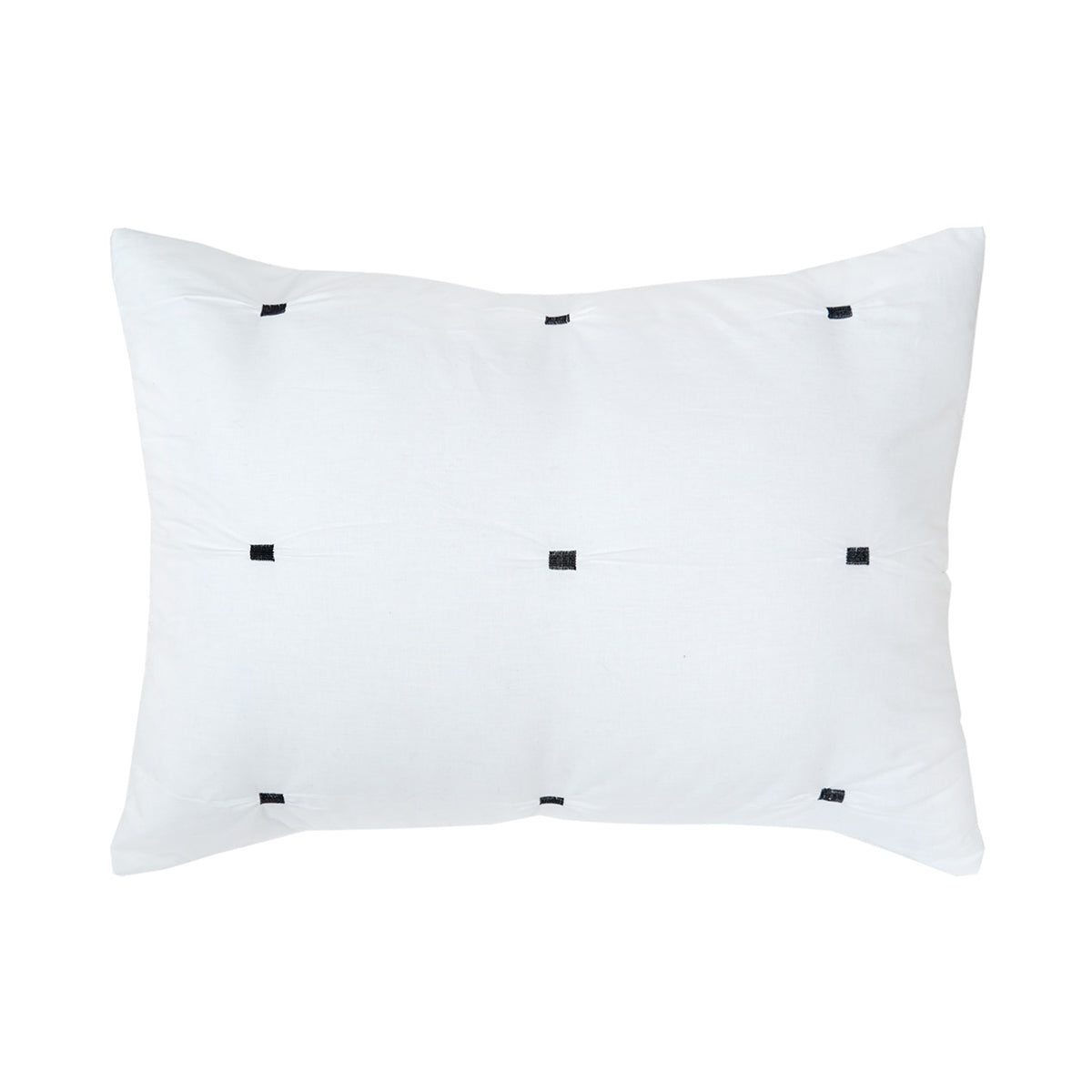 dot embroidery standard sham