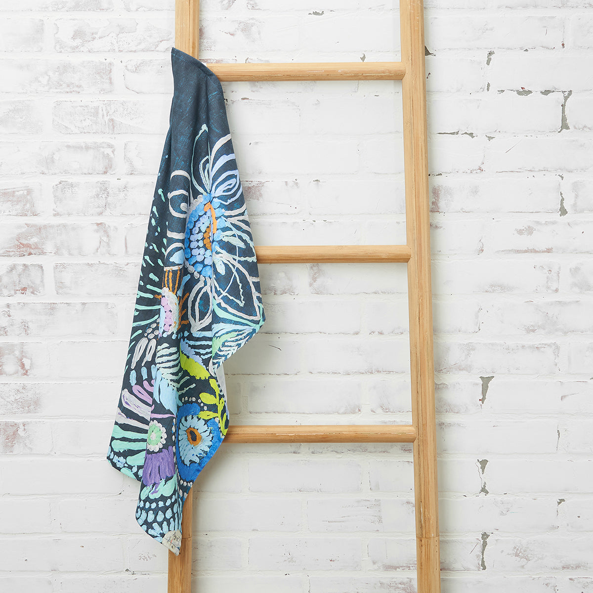 Abstract Floral Towel