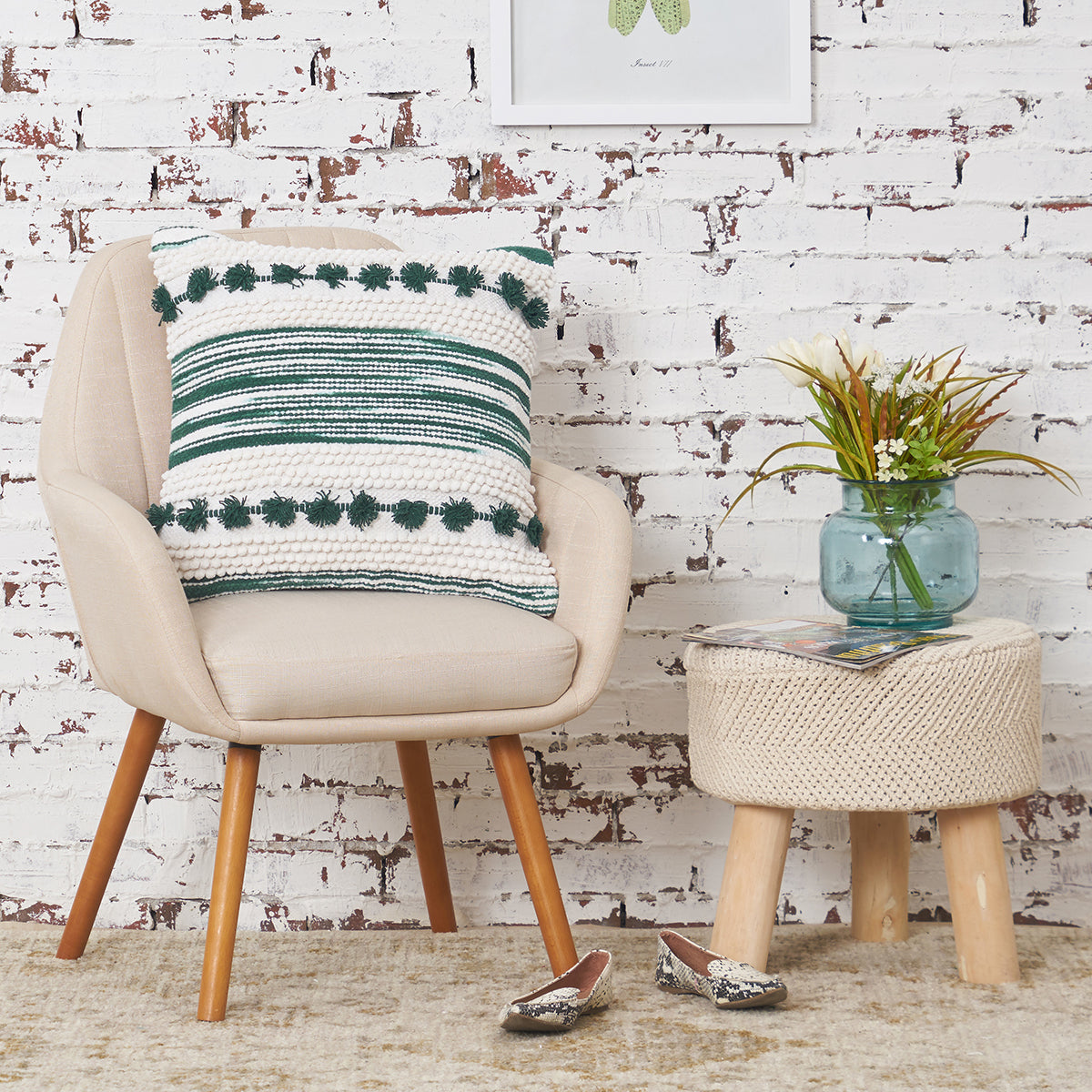 oriana jungle holiday pillow