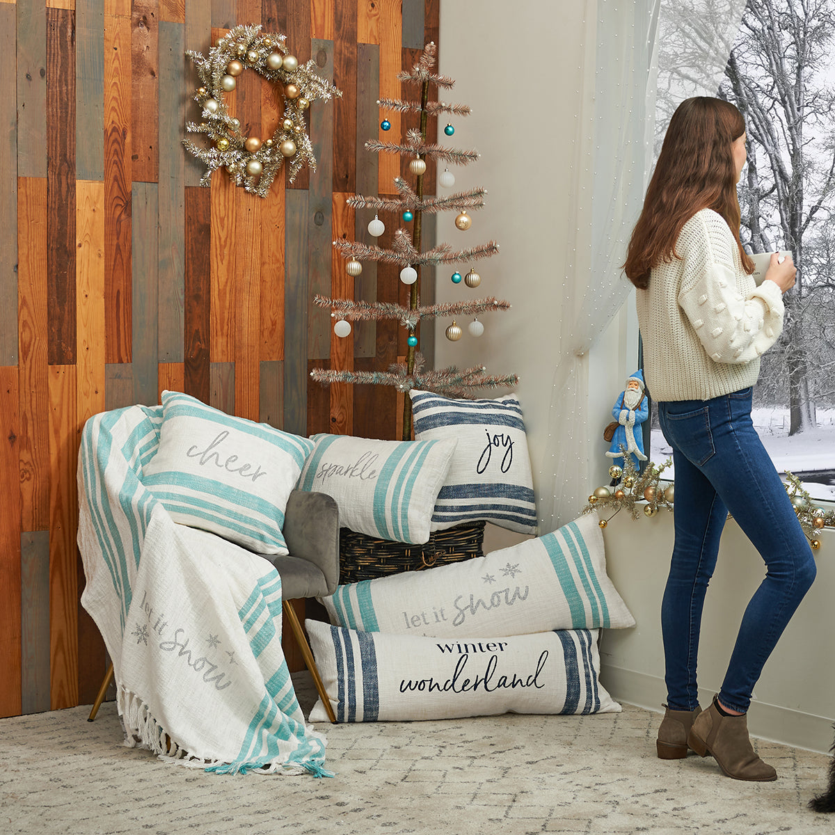 morgan let it snow pillow