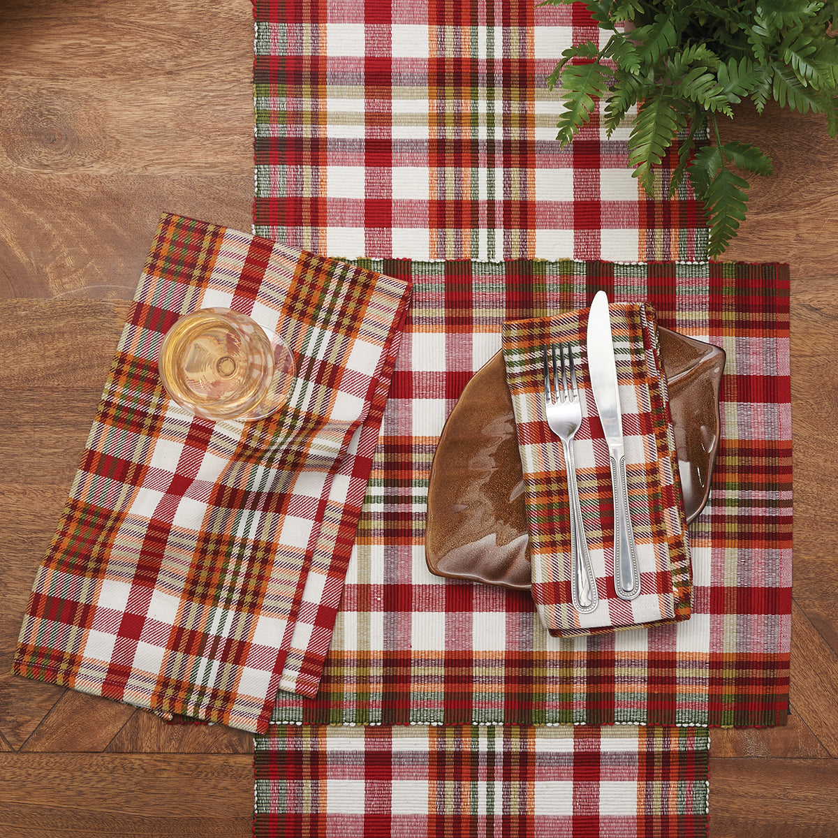 Abingdon Plaid Table Linens