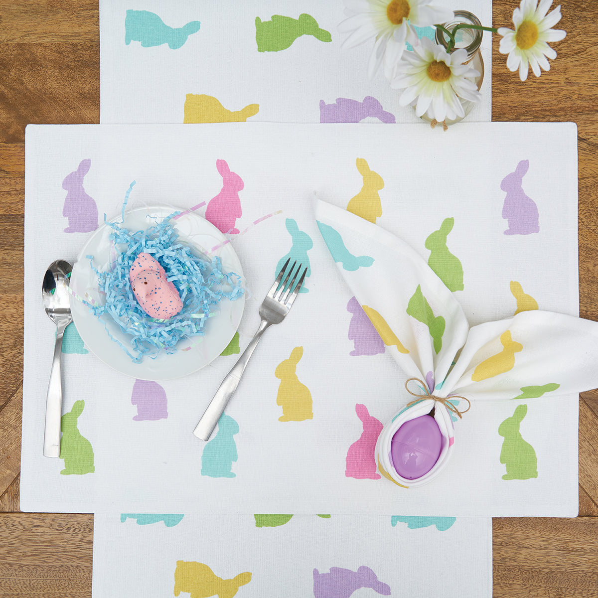 Bunny Hop Table Linens