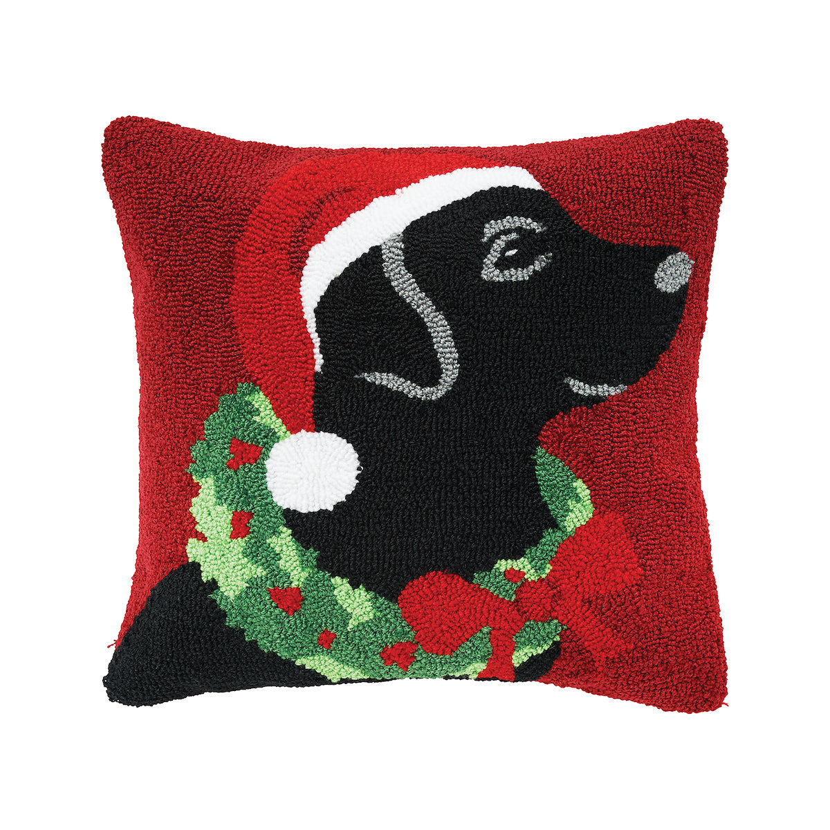 Lab & Wreath Pillow